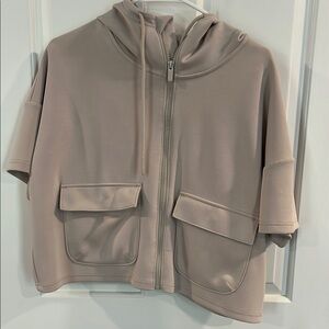 Athleta Utility Jacket in Taupe